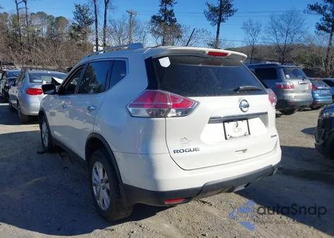 2016 Nissan Rogue Sv z USA, uszkodzony, nr VIN JN8AT2MV3GW154467